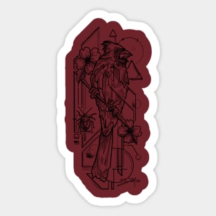 Geo Cardinal Sticker